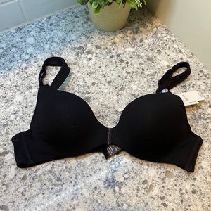Le Mystere Vamp black underwires bra New size 34 A